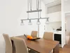 LED-Pendelleuchte - Nickel matt - Weiß - Glas - Metall - Produktbild-Vorschau 1