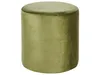 BELIANI Pouf Olivgrün Samt ⌀ 47 cm Rund Modern Glamourös Produktbild-Vorschau 1