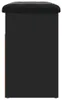 vidaXL Schuhbank Schwarz 62x32x50 cm Holzwerkstoff Produktbild-Vorschau 7