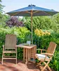 Balkontisch Teak 120 x 60 cm als klappbarer Teaktisch mit Produktbild-Vorschau 4