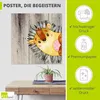 ARTland Poster Waldland Freunde - Igel Größe: 40x40 cm Produktbild-Vorschau 2