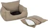 TRIXIE Autositz für kleine Hunde, Cord-Optik - taupe - 55 × Produktbild-Vorschau 4
