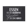 4er Set Tischset aus Filz mit Spruch, ca. 45x30cm in grau Produktbild-Vorschau 3