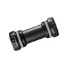 A black bicycle bottom bracket is shown against a white background. Produktbild-Vorschau
