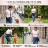 HUND IST KÖNIG Borsa per cani con chiusura magnetica a una Anteprima dell’immagine prodotto 4