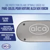 alca® Pare-soleil pour voiture 50 x 100 cm Pare-soleil pour Voir les images du produit 2