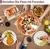 Set de 4 plaques à pizza 29 cm Rond en acier inoxydable Voir les images du produit 7