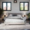 A bedroom scene with a bed, nightstands, and windows. Náhľad obrázku produktu