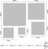 Schablonen Malen für Kinder, 5 Stück Set 9x9 cm bis 34x34 Produktbild-Vorschau 6