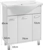 Stamar | Badezimmermöbel, mit Waschbecken, 75 cm, Produktbild-Vorschau 2