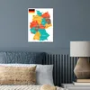 MuchoWow® Poster Bunte Deutschlandkarte 30x40 cm - Produktbild-Vorschau 4
