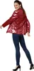 Pailletten-Jackett Damen - bordeaux, XL Produktbild-Vorschau 3