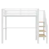 Letto a soppalco Flieks 140x200cm con scale, letto a Anteprima dell’immagine prodotto 7