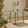 sweeek - Gartentisch aus Stahl 2 Plätze - Grün Produktbild-Vorschau 2