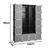 Yakimz Kleiderschrank Regalsystem DIY Regal Stabil Produktbild-Vorschau 2