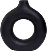 QUVIO Donut Vase - Vasen - Vase Keramik - Vase schwarz - Produktbild-Vorschau 2
