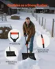 VEVOR Schneeschaufel, 420x340 mm Schneeräumer mit Produktbild-Vorschau 5