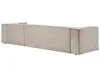 BELIANI Ecksofa Taupe Samt L-förmig 3-Sitzer Sofa mit Produktbild-Vorschau 5
