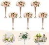 6 Stück Vasen Meatll Set 56,5cm (gold) für Hochzeit Party Produktbild-Vorschau 11