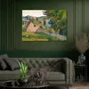 Leinwandbild  Die Häuser von Vaugirard - Paul Gauguin Produktbild-Vorschau 2