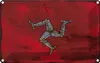 vianmo Blechschild 20x30 cm Isle of Wappen Man Rost Flagge Produktbild-Vorschau 1