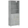 vidaXL Highboard Betongrau 69,5x34x180 cm Holzwerkstoff -  Produktbild-Vorschau 12