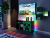 MINECRAFT - televizní nábytek, nízká deska, police na Náhled obrázku produktu 5