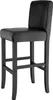 Tabouret de bar en cuir synthétique - noir, Lot de 4 Voir les images du produit 8