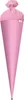 Bastel-Schultüte groß rosa - 70 cm rund - extra stabil Produktbild-Vorschau 1