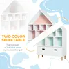 HOMCOM Kinder-Holzregal, Hausform, Kinder-Bücherregal mit 8 Produktbild-Vorschau 5