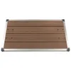 vidaXL Piatto doccia da giardino in acciaio inox WPC 110 x Anteprima dell’immagine prodotto 7