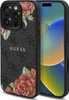 A phone case with a floral print and the Guess logo, placed next to a smartphone. Náhled obrázku produktu