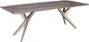 MASSIVMOEBEL24 | Table à manger 160x90 Acacia laqué Gris Voir les images du produit 1
