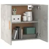 Armadietto a Muro Grigio Cemento 60x30x60 cm Legno Anteprima dell’immagine prodotto 9
