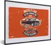 MuchoWow® MuchoWow® Gerahmtes Poster Auto - Orange - Produktbild-Vorschau 1