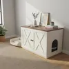 Relaxdays Katzenschrank f. Katzentoilette, separate Produktbild-Vorschau 5