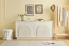 Weißes Sideboard mit gewölbten Türen, 4 Türen, viel Produktbild-Vorschau 13