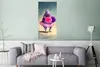 MuchoWow® Poster Nilpferd - Blumen - Ballerina - Pompons - Produktbild-Vorschau 5