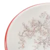 vidaXL Aufsatzwaschbecken Weiß und Rot Rund Ø41x14 cm Produktbild-Vorschau 5