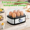 Eierkocher für 6 Eier, Dampfgarer, für Frühstückseier von Produktbild-Vorschau 3