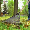 KOTARBAU® Rateau à Feuilles Plastique 43 cm Noir sans Voir les images du produit 4