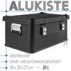 Aluminium Box mit Deckel Schwarz Alukiste 50 Liter Alu Produktbild-Vorschau 2