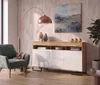 Große Kommode Fernsehschrank LUNA 3D Golden Craft Produktbild-Vorschau 2