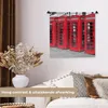 MuchoWow® Wandteppich Wandbehang Schwarz-Weiß-Foto von vier Produktbild-Vorschau 2