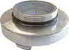 A close-up, isolated shot of a metal adapter with threading and a rubber O-ring. Produktbild-Vorschau