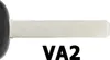 MT-KEY Auto Zünd Schlüssel Rohling VA2 + ID46 Transponder Produktbild-Vorschau 6