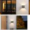 ZMH LED Wandleuchte Aussen 4ER 5W Grau Wandlampe Warmweiß Produktbild-Vorschau 7