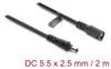 DELOCK DC Verlängerungskabel 5,5 x 2,5 mm St > Bu 2m Produktbild-Vorschau 1
