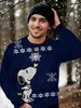 The Peanuts Winterpullover Uni - Snoopy Winter Strick Produktbild-Vorschau 3