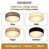 Monzana Lampadario da Soffitto 40W Rotondo 30cm Stoffa 1 Anteprima dell’immagine prodotto 7